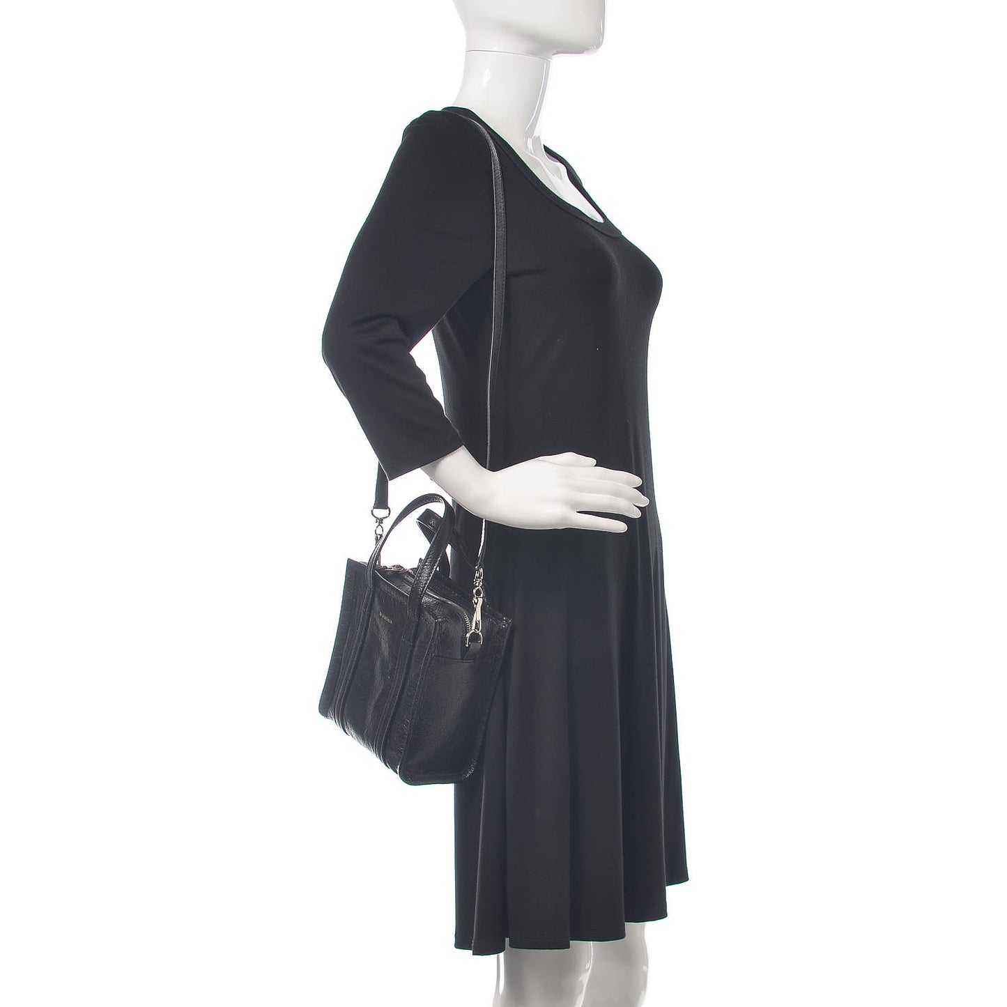 Agneau XXS Bazar Shopper Tote Black