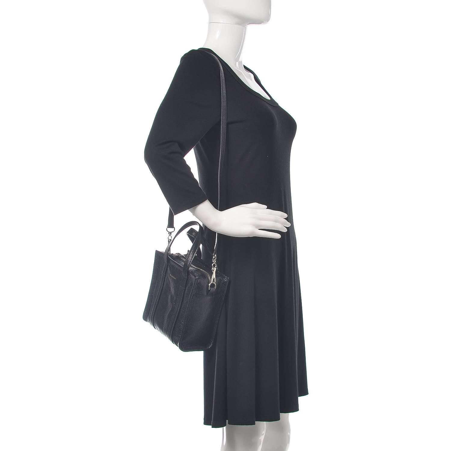 Balenciaga Agneau XXS Bazar Shopper Tote Black 2 of 9