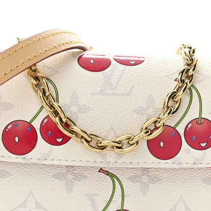 Louis Vuitton LV X TM Monogram Cerises Ivy Wallet On Chain White 7 of 9