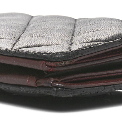 Chanel Lambskin Quilted Yen Wallet Black 11 of 11