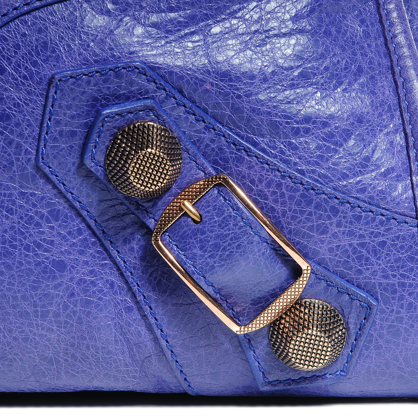 Agneau Giant 21 Rose Gold Hardware City Bleu Lavande