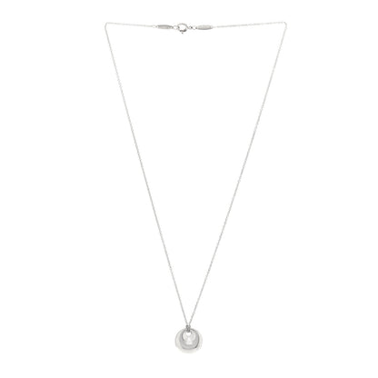 Tiffany Sterling Silver Elsa Peretti Round Disc Pendant Necklace 3 of 5