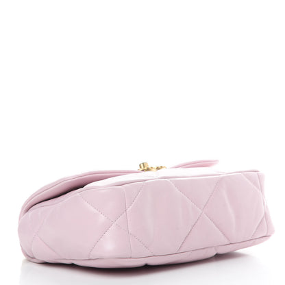 Chanel Lambskin Quilted Medium 19 Flap Light Pink 4 of 11