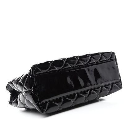 Chanel Patent Quilted Tote Black 4 of 11