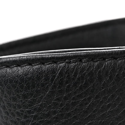 Chanel Bullskin Stitched Large Shopping Bag Black 12 of 17