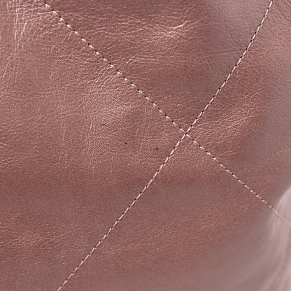 Chanel Metallic Calfskin Quilted Chanel 22 Pink 11 of 11