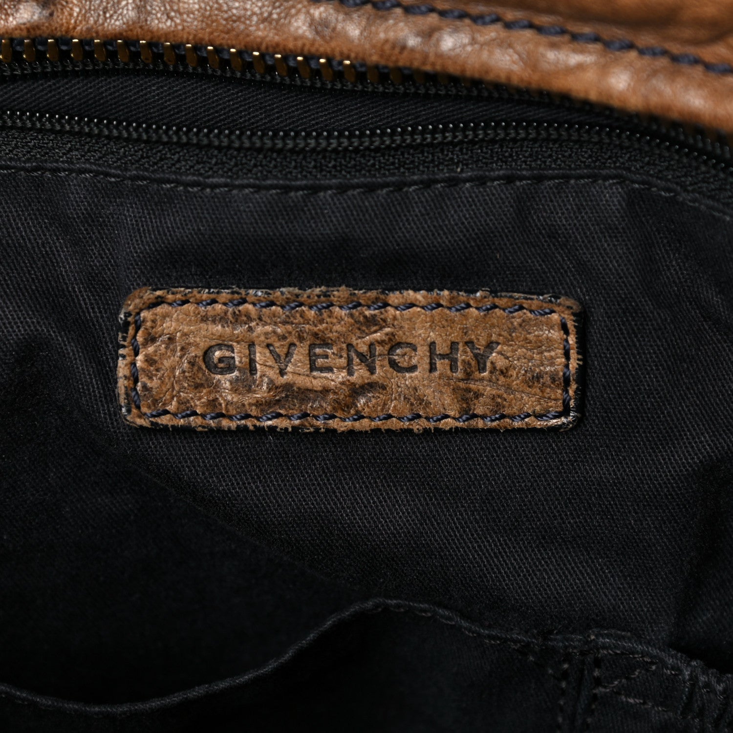 Givenchy Tumbled Sheepskin Large Pandora Brown 12 of 21