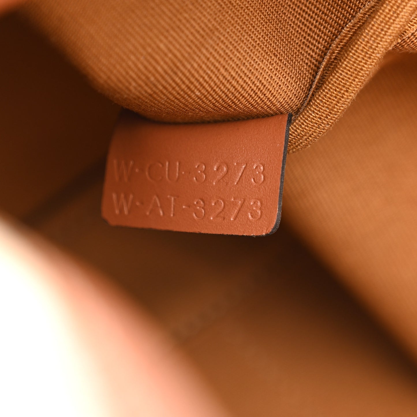 Triomphe Canvas Calfskin Small Bucket Bag Grege