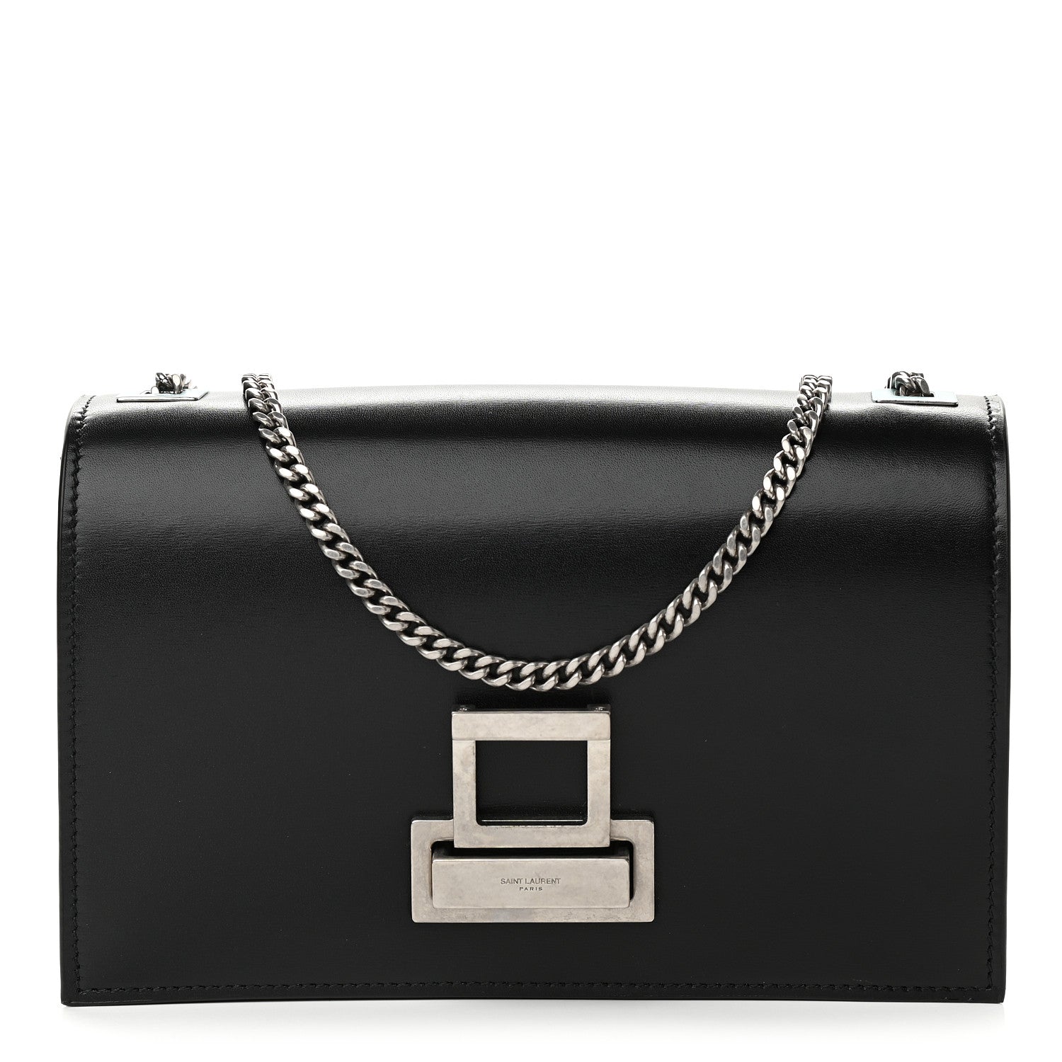 Saint Laurent Calfskin Metropolis Chain Shoulder Bag Black 1 of 9