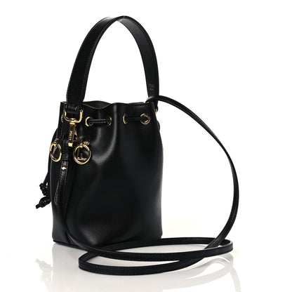Fendi Vitello Liberty Lucido F is Fendi Mini Mon Tresor Bucket Bag Black 3 of 11