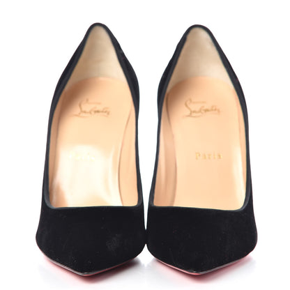 Christian Louboutin Velvet Decoltish 100 Pumps 39 Black 2 of 10