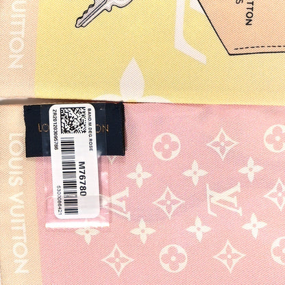 Louis Vuitton Silk Monogram Gradient By The Pool Bandeau Pink 3 of 4