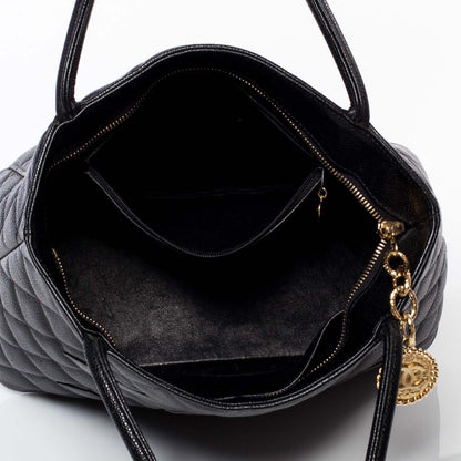 Chanel Caviar Medallion Tote Black 8 of 8