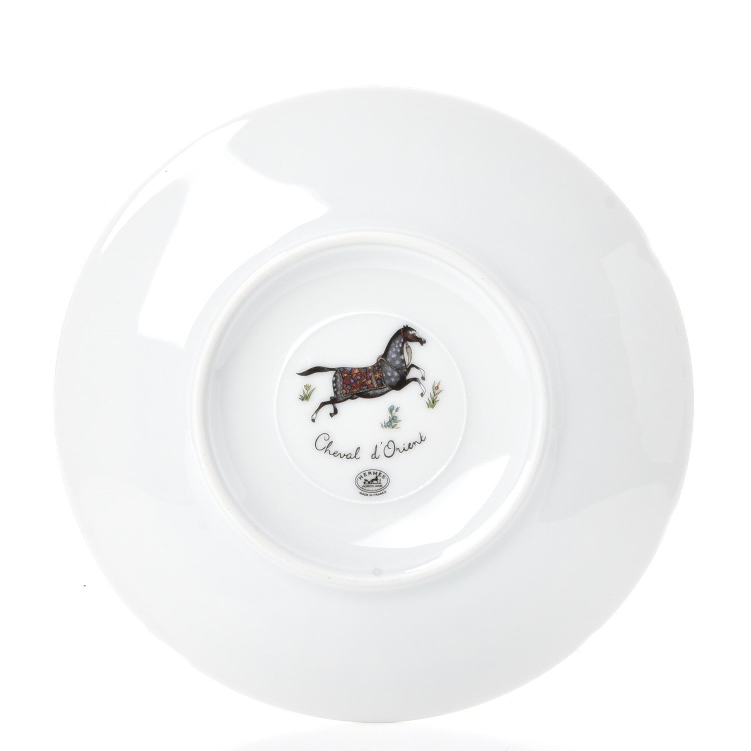 Hermes Porcelain Cheval d'Orient Tea Cup and Saucer 6 of 12