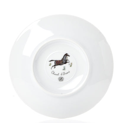 Hermes Porcelain Cheval d'Orient Tea Cup and Saucer 6 of 12