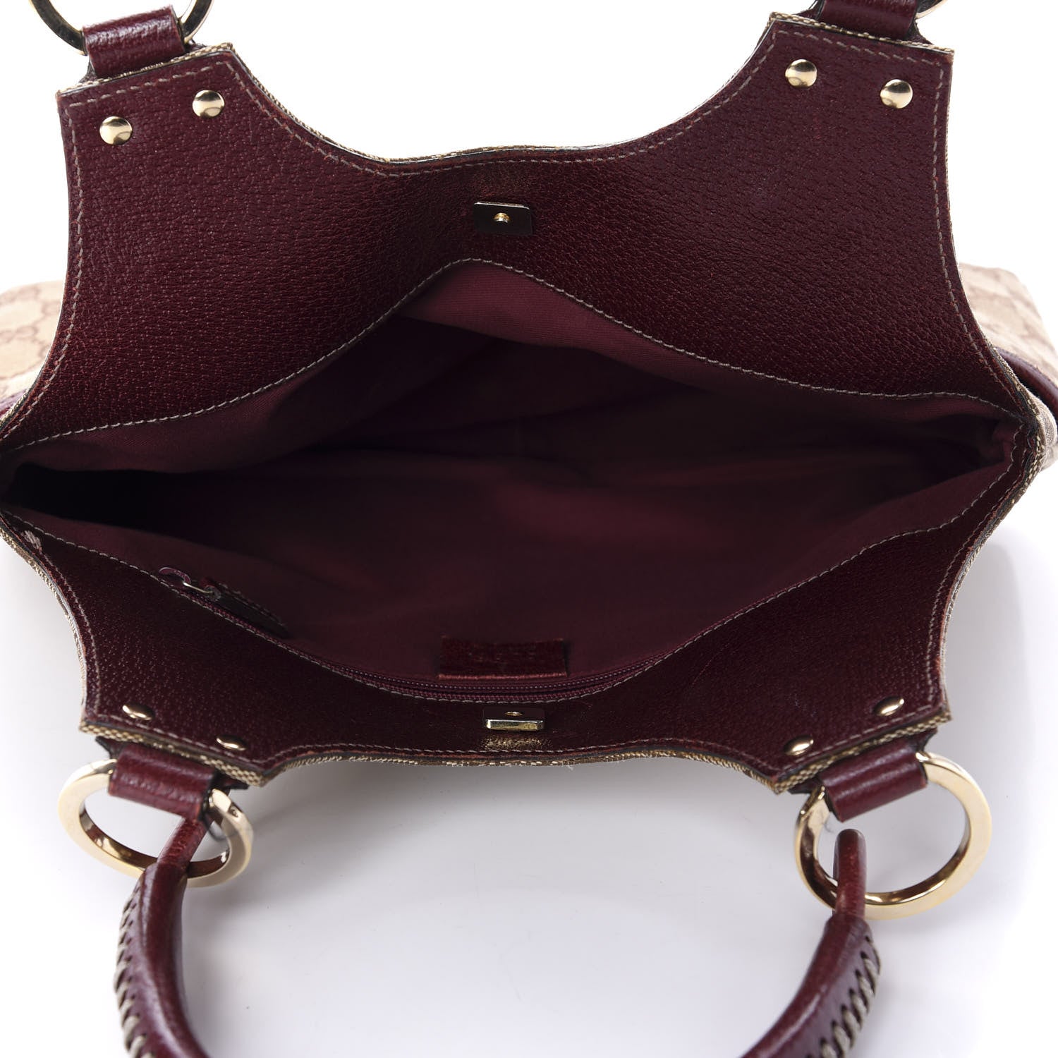 Gucci Monogram Shoulder Bag Red 5 of 13