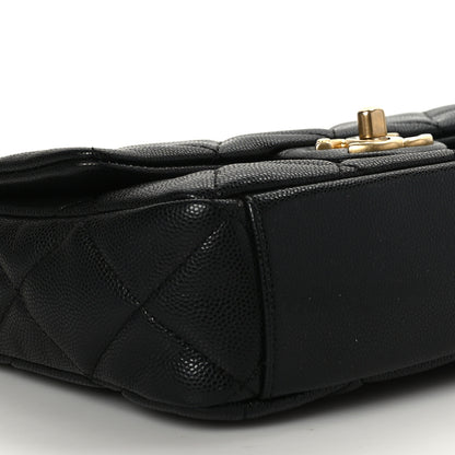 Chanel Caviar Quilted Small Twist Your Buttons Flap Black 8 of 9