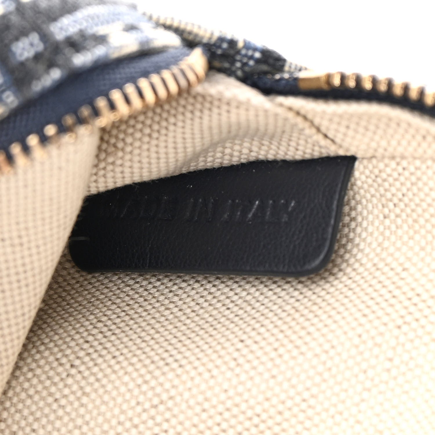 Christian Dior Oblique Belt Pouch Blue 7 of 13