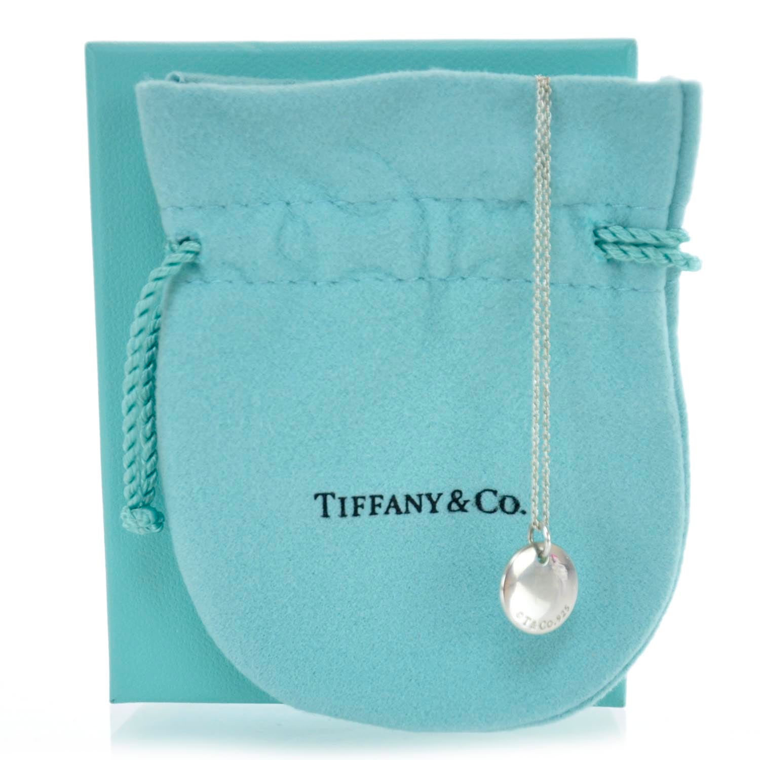 Tiffany Sterling Silver Notes Alphabet N Charm Necklace 5 of 7