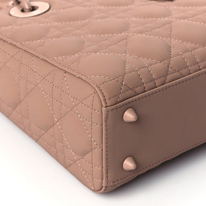 Christian Dior Ultra Matte Calfskin Cannage Small My ABCDior Lady Dior Beige 8 of 9