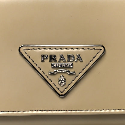 Prada Spazzolato Continental Flap Wallet Beige 9 of 9