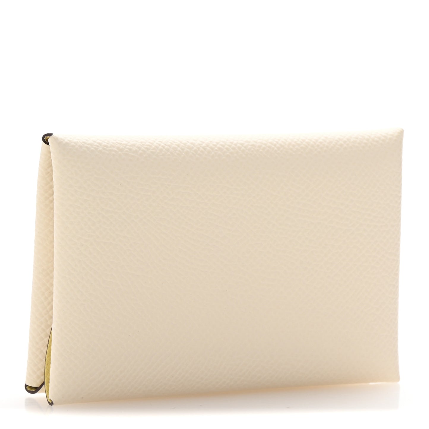 Epsom Verso Calvi Duo Card Case Nata Jaune Poussin