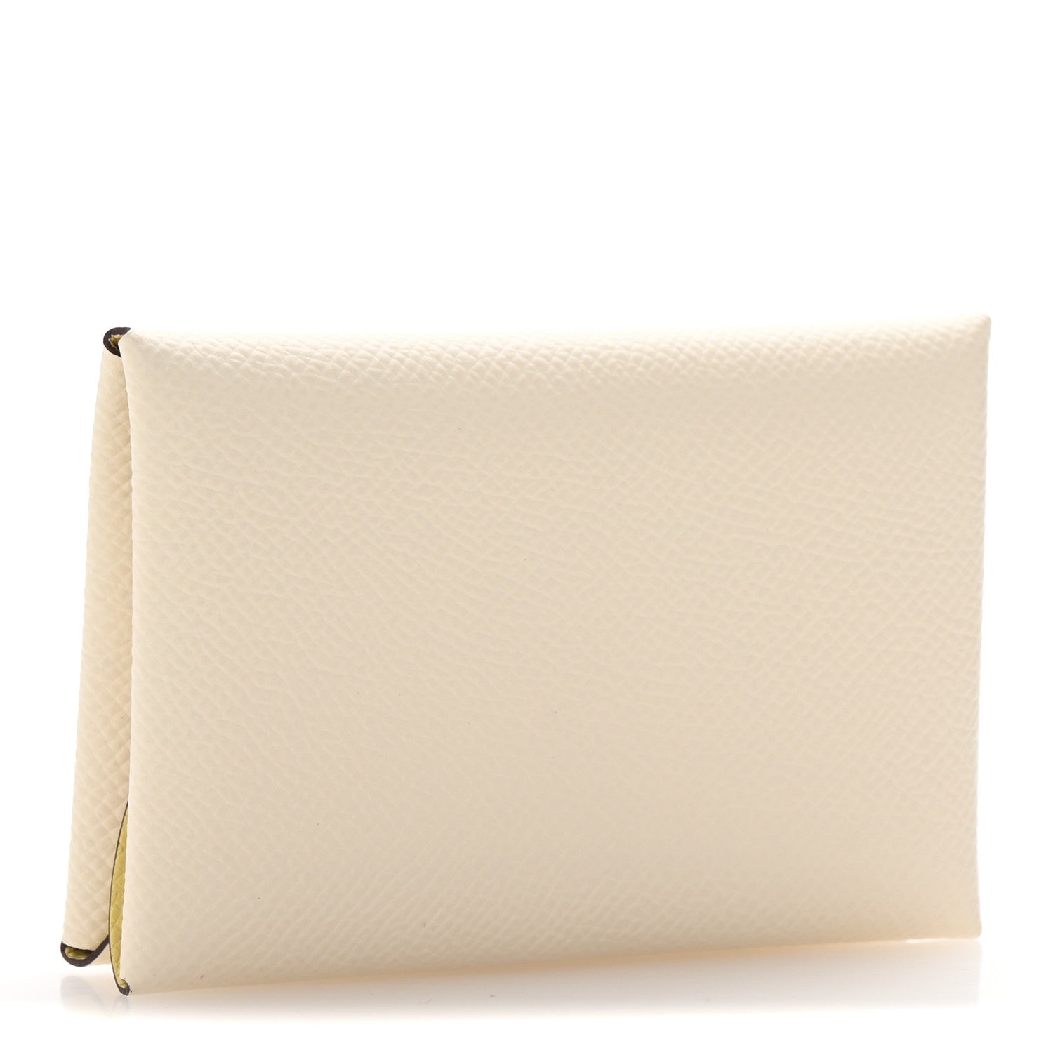Hermes Epsom Verso Calvi Duo Card Case Nata Jaune Poussin 3 of 8
