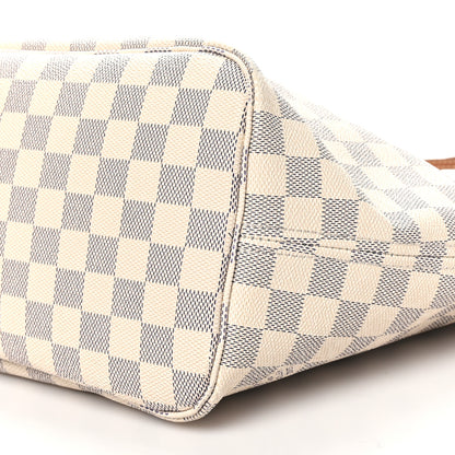 Louis Vuitton Damier Azur Neo Neverfull MM Rose Ballerine 11 of 12