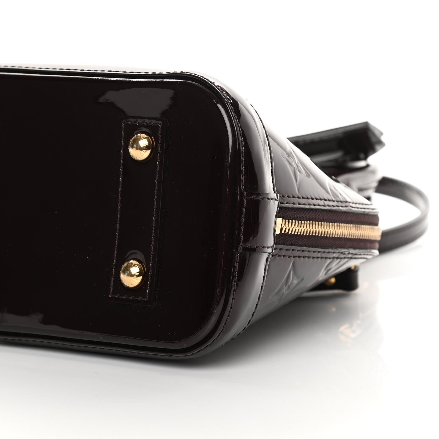 Louis Vuitton Vernis Alma BB Amarante 10 of 13