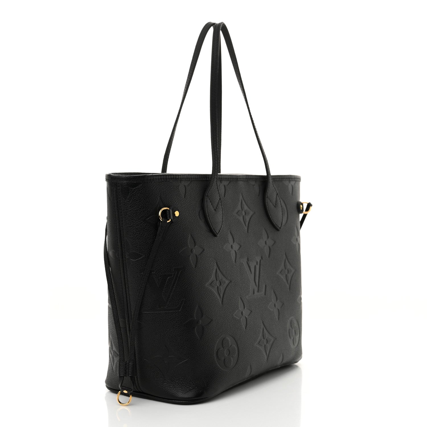 Louis Vuitton Empreinte Monogram Giant Neverfull MM Black 4 of 10