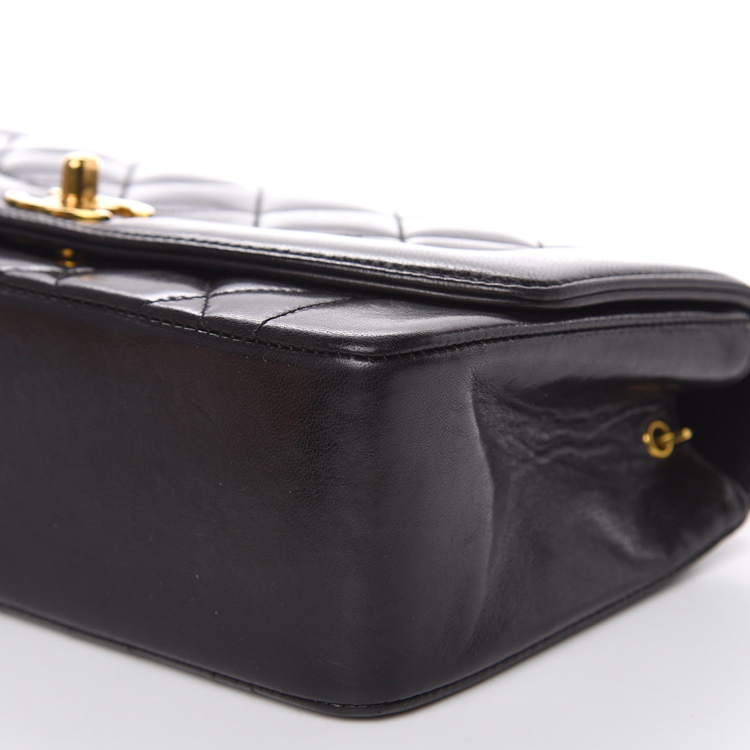 Chanel Lambskin Quilted Small Single Flap Black 6 of 14
