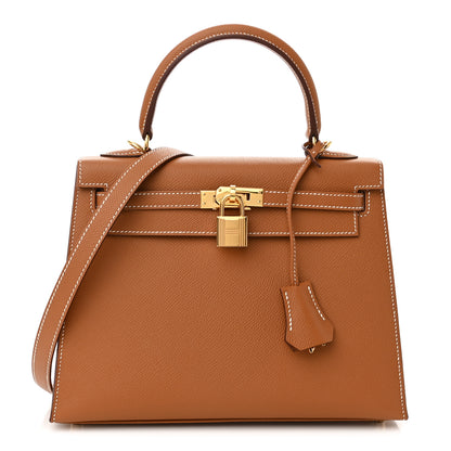 Hermes Epsom Kelly Sellier 25 Gold 1 of 11