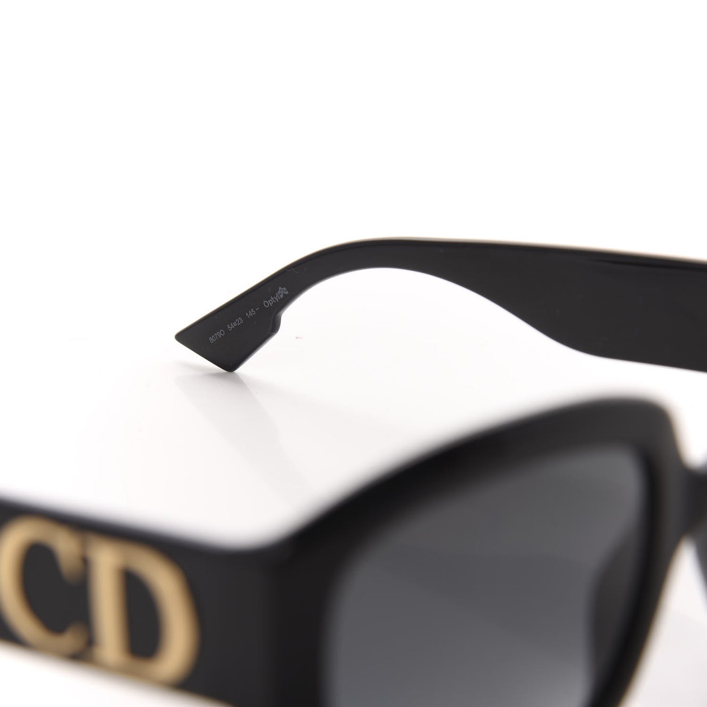 CHRISTIAN Acetate D Dior Sunglasses Black