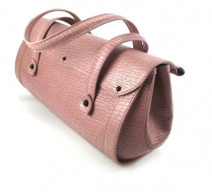 Gucci Leather Bamboo Bullet Satchel Rose 5 of 10