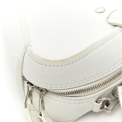 Balenciaga Calfskin XS Triangle Chain Duffle White 14 of 15