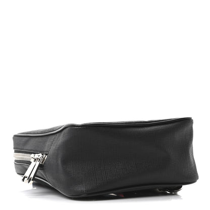 Gucci GG Supreme Monogram Web Belt Bag Black Grey 3 of 8