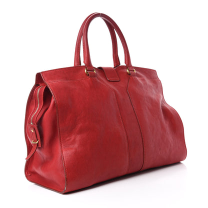 Saint Laurent Sheepskin Large Cabas ChYc Red 3 of 12