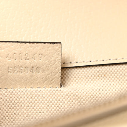 Gucci Textured Calfskin Crystal Small Dionysus Shoulder Bag Mystic White 7 of 13