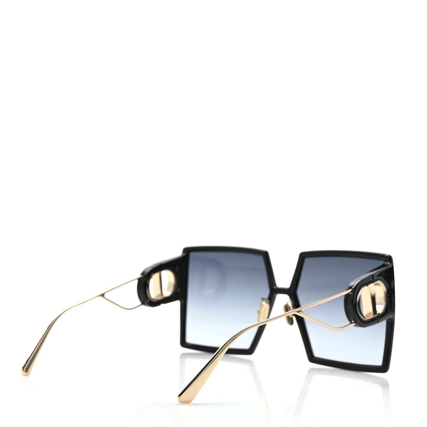 Square 30 Montaigne Sunglasses Black