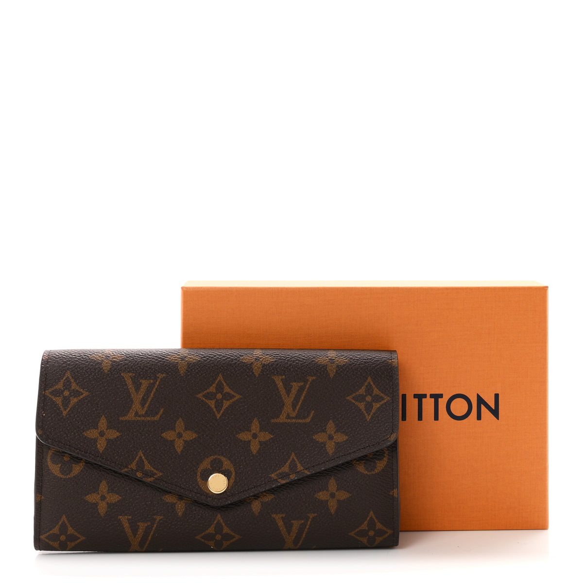 Louis Vuitton Monogram Sarah Wallet NM Coquelicot 8 of 8