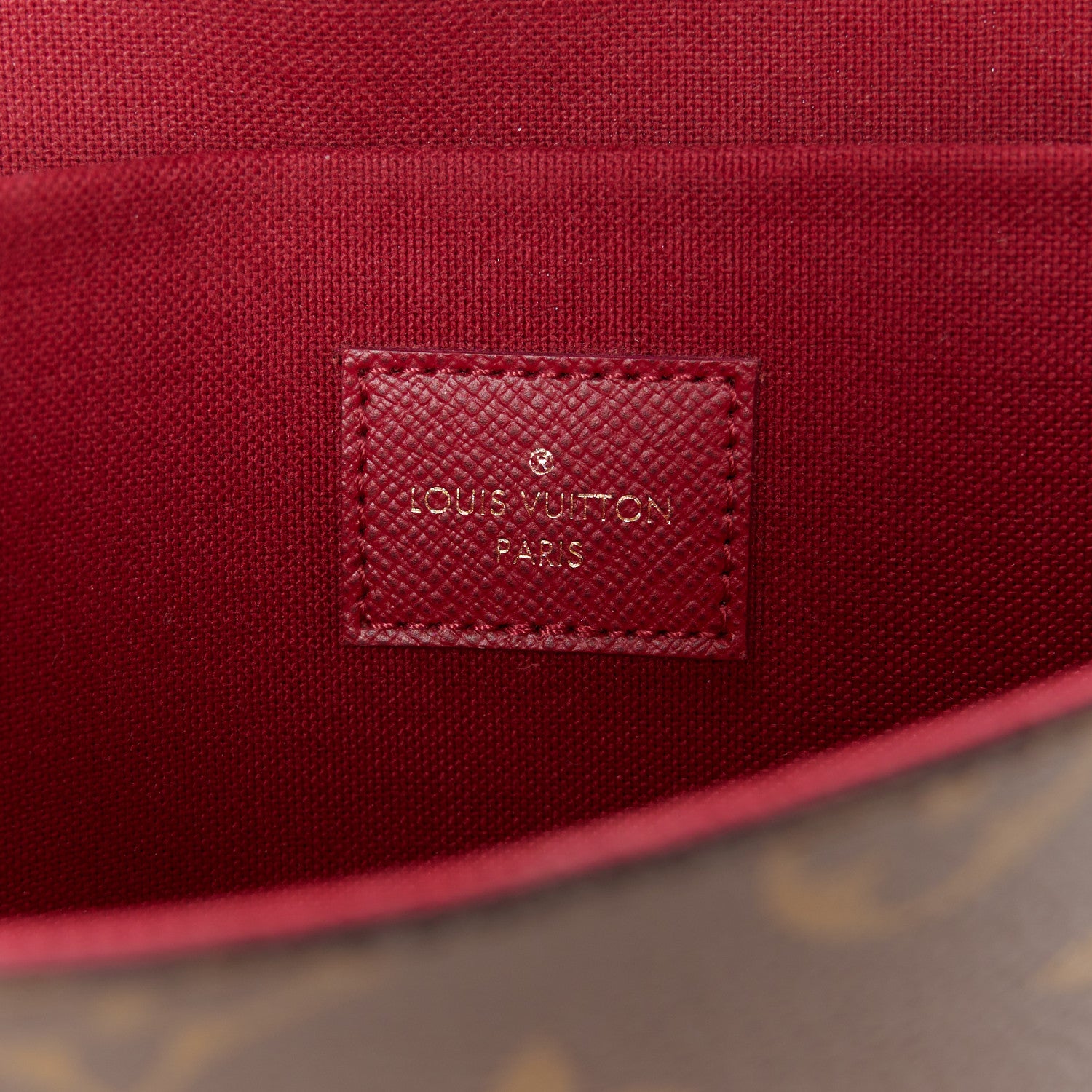 Louis Vuitton Monogram Pochette Felicie Chain Wallet Fuchsia 6 of 9