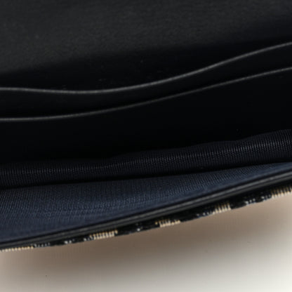 Christian Dior Oblique Saddle Card Holder Blue 5 of 6