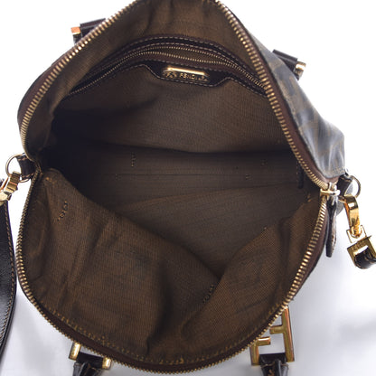 Fendi Zucca Top Handle Tote Tobacco 6 of 12