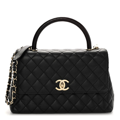 Chanel Caviar Quilted Small Coco Handle Flap Black 1 of 9