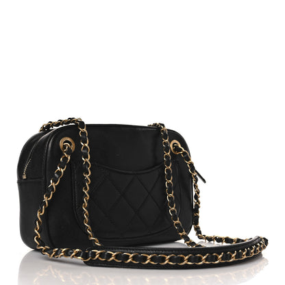 Chanel Goatskin Quilted Chanel 19 Camera Case Black 3 of 10