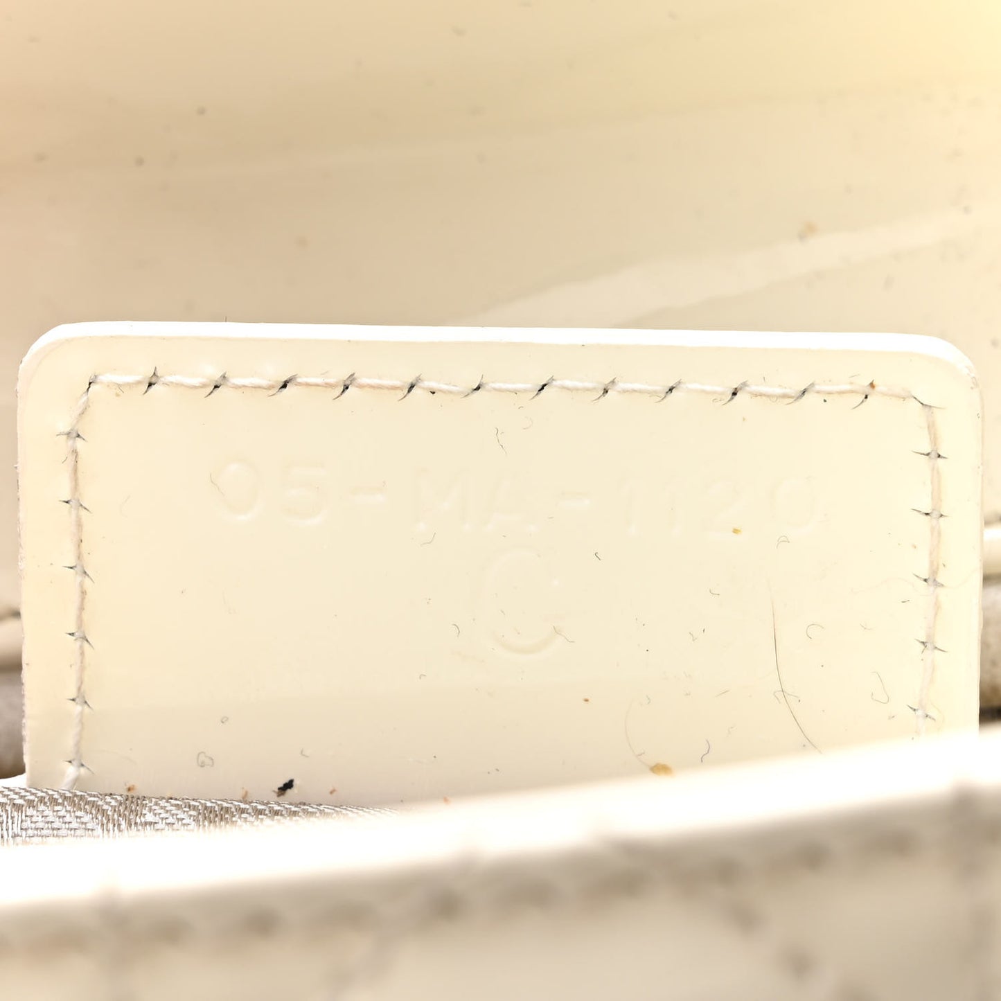 Patent Cannage Large Lady Dior White