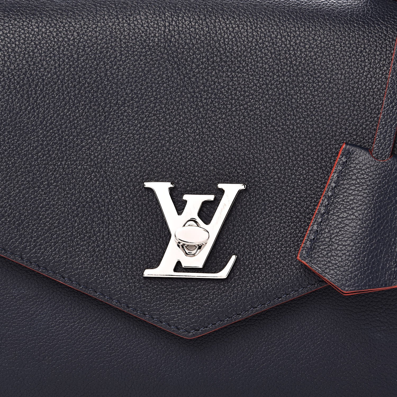 Louis Vuitton Soft Calfskin My Lockme Top Handle Marine Rouge 10 of 10