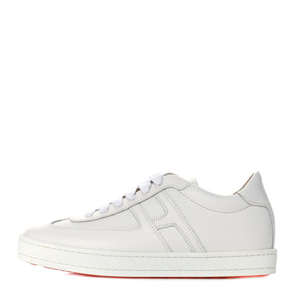Hermes Epsom Womens Boomerang Sneakers 37 White 1 of 8