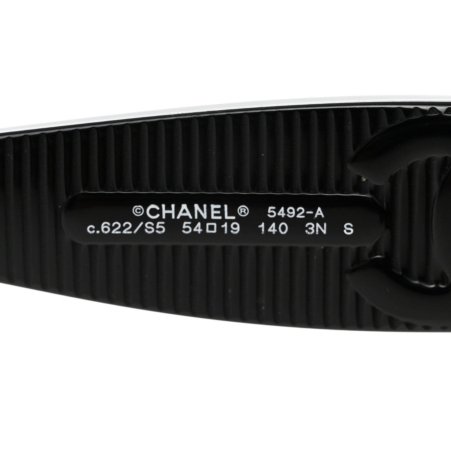Chanel Acetate Butterfly Large CC Sunglasses 5492 Black 5 of 8