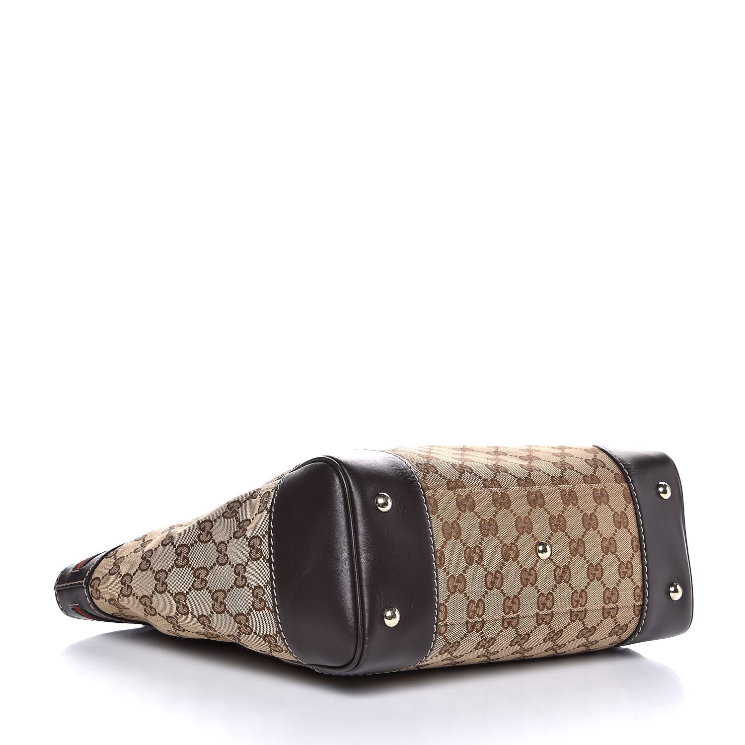Gucci Monogram Web Medium Mayfair Tote Dark Brown 4 of 7
